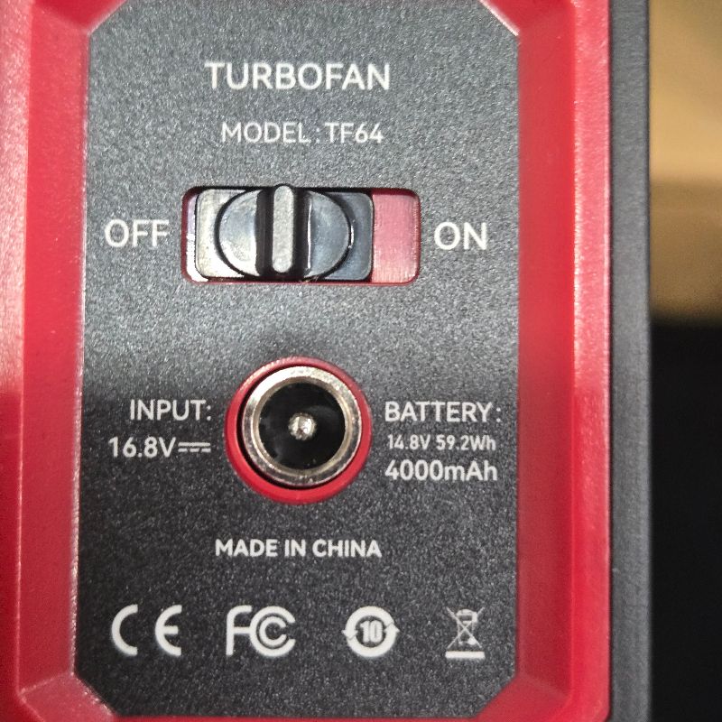 Photo 1 of **Works** XOOPON Turbo Dryer Blower with LED Light, Air Blower for Car Drying, Instant Thrust of 1600G and 220MPH, 4 Speeds, Portable Cordless Electric Leaf Blower (Silk Black)