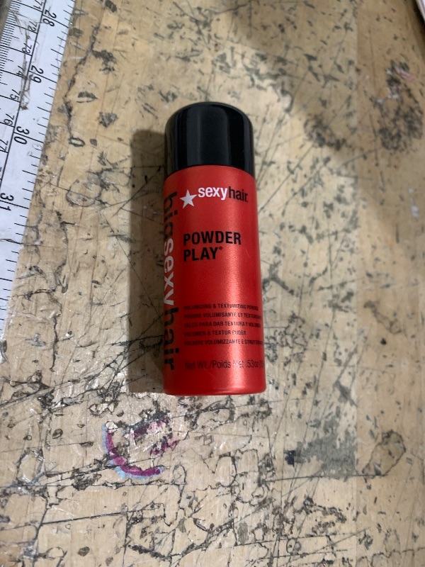 Photo 1 of SexyHair Big Powder Play Volumizing & Texturizing Powder, 0.53 Oz | Colorless on Hair | Fragrance Free | Instant Lift