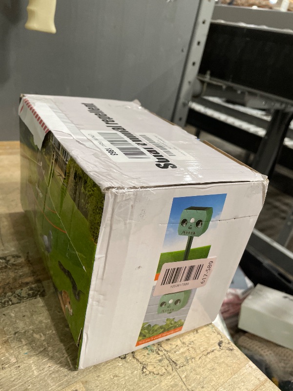 Photo 1 of 2025 Solar Ultrasonic Animal Repellent Sonic Fortress Pro Deer Repellent Rabbit Repeller Raccoon Squirrel Deterrent with Flash Light Motion Sensor to Keep Cat Dog Fox Skunk Out of Garden Yard(4Pack)