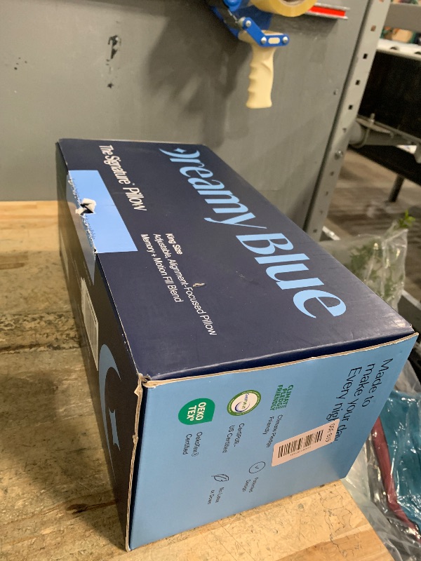 Photo 1 of ***ONLY LOFT** DreamyBlue Adjustable Loft • Shredded Memory Foam Fill • Neutral Alignment for Side, Back, and Stomach Sleepers 