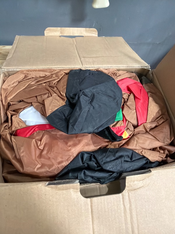 Photo 1 of 12 Foot Long Christmas Inflatables Santa Claus & Reindeer Sleigh Outdoor Decorations, Built-in LEDs Giant Funny Sled Merry Xmas Blow Up Yard Decoration Winter Inflatable Vacation Lawn Outside Blowups