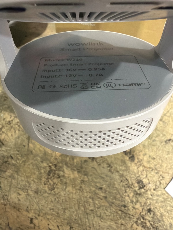 Photo 1 of [Built-in Apps & 2026 Upgraded] Mini Projector with WiFi 6 and Bluetooth 5.4 Support 4K 1080P Auto Keystone 180° Rotatable Projector Portable Compatibile with HDMI/TV Stick/Memory Stick/Laptop, White