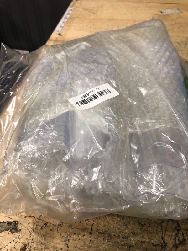 Photo 1 of 100PCS Plastic Parfait Cups 5oz 5oz Clear Dessert Cups with Spoons Dessert Cup Square and Goblet Plastic Treat Cup Disposable for Fruit, Ice Cream, Pudding, Mousse, Appetizer Party Events Supplies