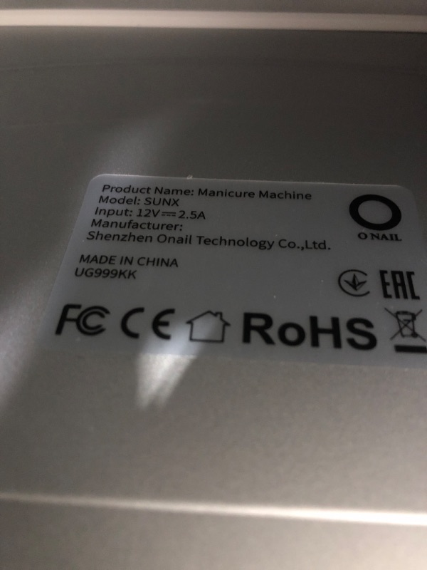 Photo 1 of ***TESTED NO POWER*** AI Health Nail Lamp-ONAIL AI Precision Scan,Reduce Excess UV Skin Damage-2in1 AI Computer&Nail Dryer with HD Visible Screen,109 LEDs 2X Faster Curing,Nail Curing Lamp for Salon and Home