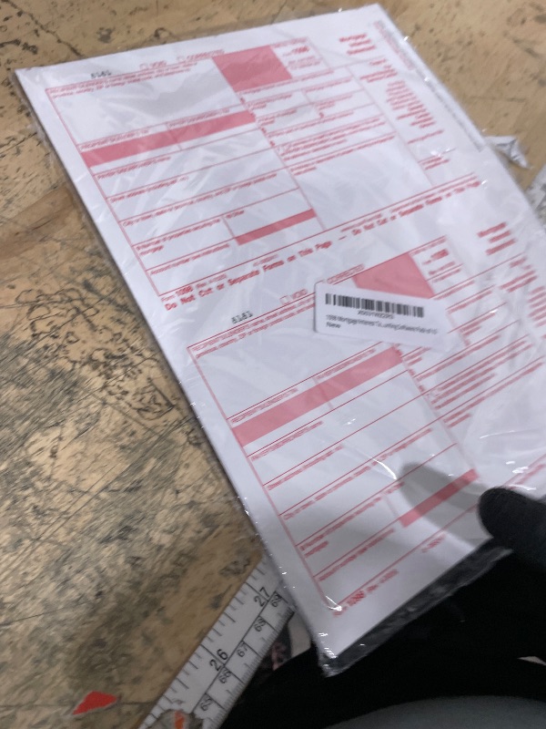 Photo 1 of 1098 Mortgage Interest Tax Form 2025, 2 Part Laser Federal Tax Forms kit with 1096 Transmittal Designed for QuickBooks and Accounting Software Pack of 10