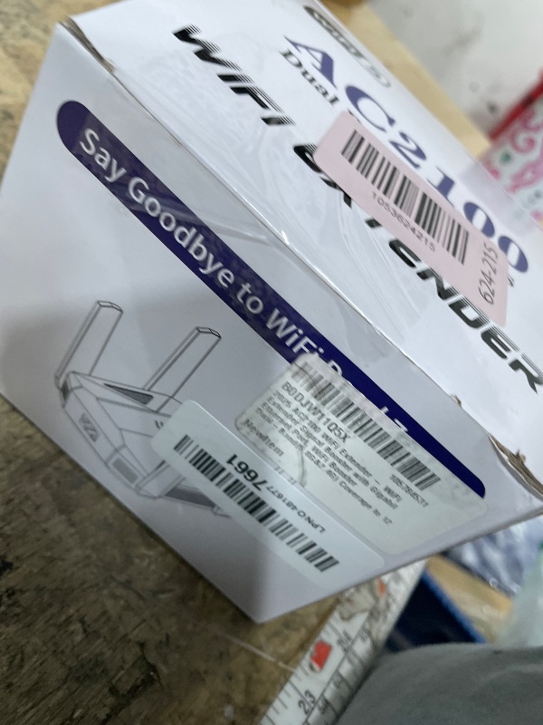Photo 1 of 2025 AC2100 WiFi Extender - WiFi Extender Signal Booster with Gigabit Ethernet Port, WiFi Booster Dual-Band(5.8G&2.4G) Coverage to 12888 sp.ft, Faster Speed, Compatible with Multiple Devices