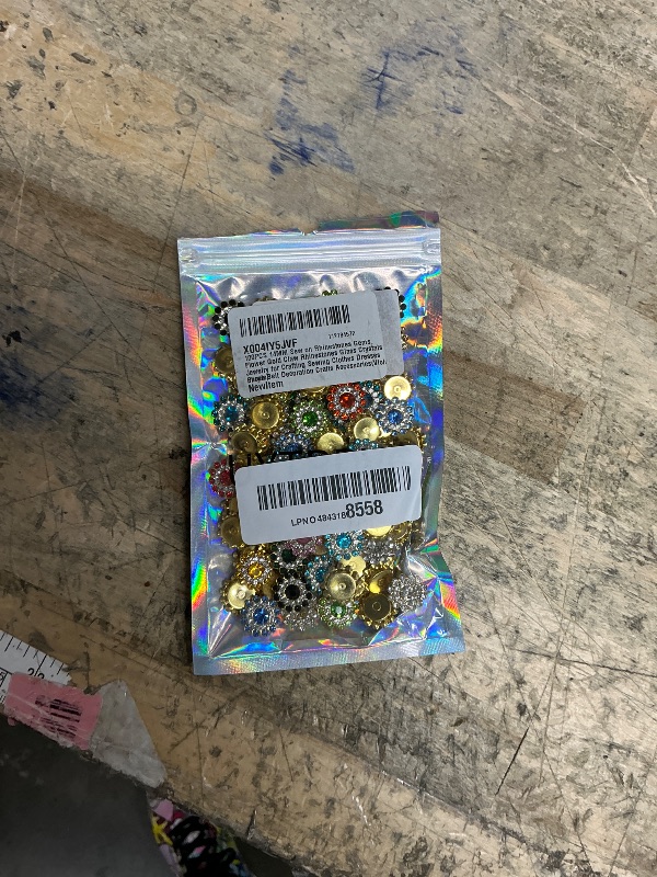 Photo 1 of 100PCS 14MM Sew on Rhinestones Gems, Flower Gold Claw Rhinestones Glass Crystals Jewelry for Crafting Sewing Clothes Dresses Shoes Belt Decoration Crafts Accessories(Violet Purple)