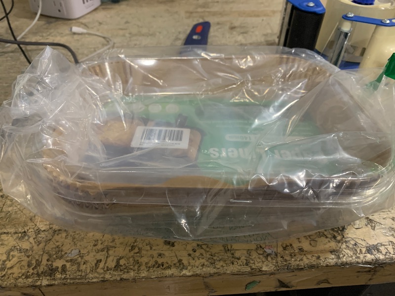 Photo 1 of [3-Size] Air Fryer Disposable Paper Liner Rectangle Compatible with Ninja foodi Dual AirFryers Toaster Oven, Non-stick Parchment Paper Baking Accessories