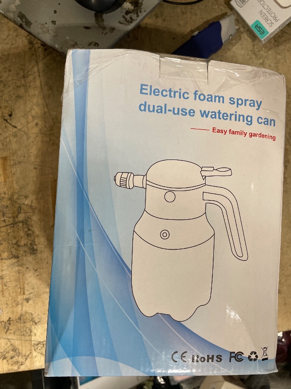 Photo 1 of 1.8L Handheld Foam Sprayers, 2000mAh Cordless Pressurized PP Electric Foam Sprays, Garden Sprayer, USB Rechargeable Car Wash Foam Sprayer for Car Washing Garden