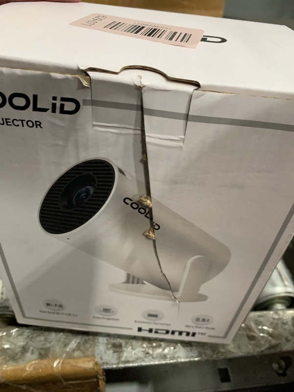 Photo 1 of [Built-in Apps & 2026 Upgraded] Mini Projector Support 4K 1080P Auto Keystone 180° Rotatable with WiFi 6 and Bluetooth 5.4, Projector Portable Compatibile with HDMI/TV Stick/Memory Stick/Laptop-Black