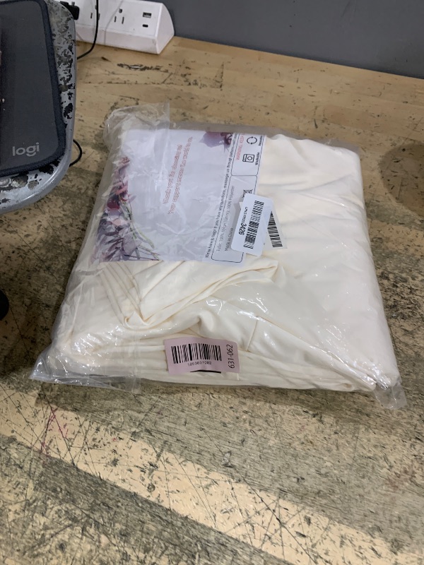 Photo 1 of 10x10ft Wrinkle Free Ivory Backdrop Curtain for Parties Soft Fabric Drapes Wedding Ivory Curtain Backdrop for Birthday Party Decorations Background for Photography 5x10ft,2 Panels