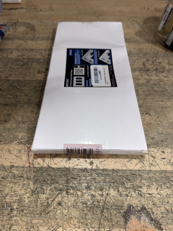 Photo 1 of (5 Pack) BESTTEN USWP6 Matte Snow White 3-Gang Screwless Wall Plate, Decorator Outlet Cover, H4.69” x W6.54”, for Light Switch, Dimmer, USB, GFCI, Receptacle