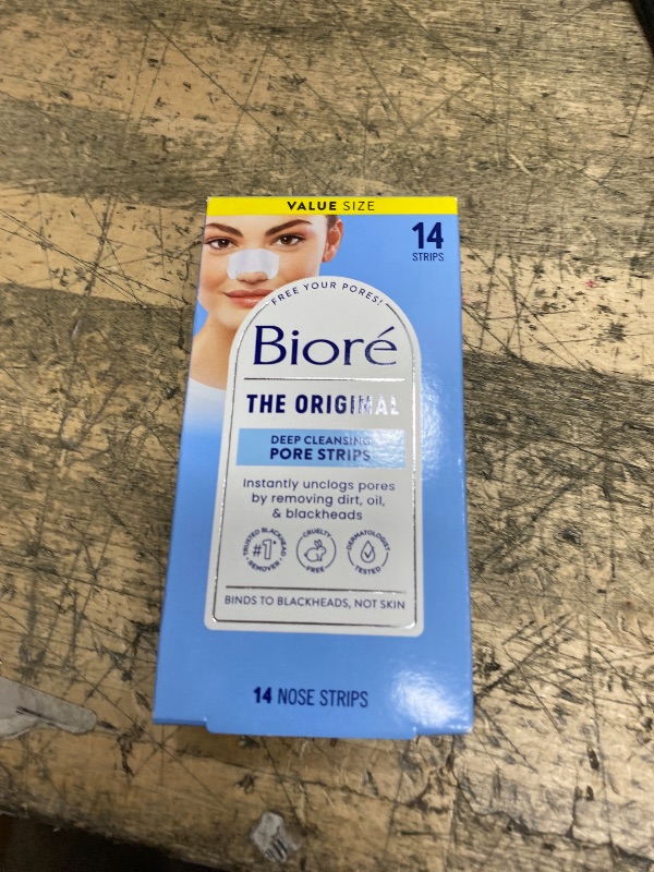 Photo 1 of **MISSING 2/14 STRIPS******Biore Deep Cleansing Pore Strips Nose 14 Each**********MISSING 2 STRIPS******