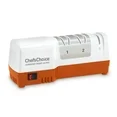 Photo 1 of  diChef'sChoice 3-Stage Electric Knife Sharpener, White/Orange, D203