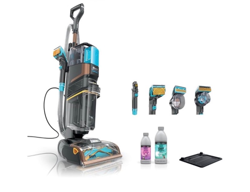 Photo 1 of (used item, minor usage) Shark Carpet Xpert Hair Pro with Stain Striker, Upright Carpet, Area Rug & Upholstery Cleaner, Carpet Shampooer, 4 Tools, Copper, EX301