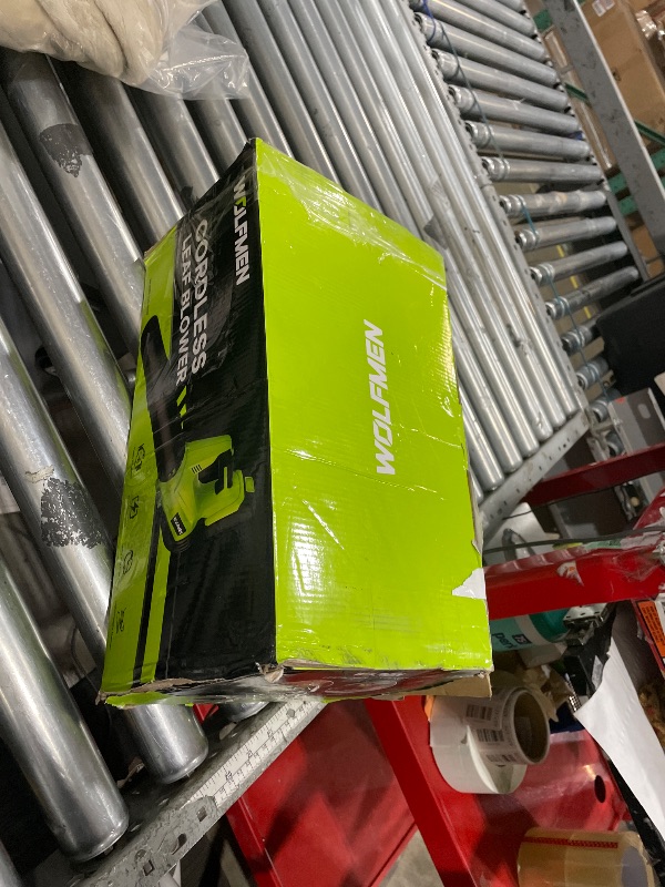 Photo 1 of ***missing batteries***  Leaf Blower, Electric Cordless Leaf Blower with 2 Batteries and Charger, 2 Speed Mode, Lightweight Cordless Blower for Blowing Leaves, Patio Cleaning, Blowers for Lawn Care and Dust