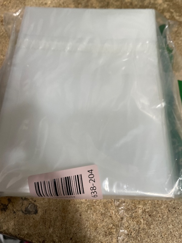 Photo 1 of 100 Pack Jumbo Card Sleeves Size XL (5.9"x8.1") 4 Mil - Oversized Card Sleeves for TCG Trading Cards, Exact Fit Plastic Sleeves with Snug Fit & Easy Insertion