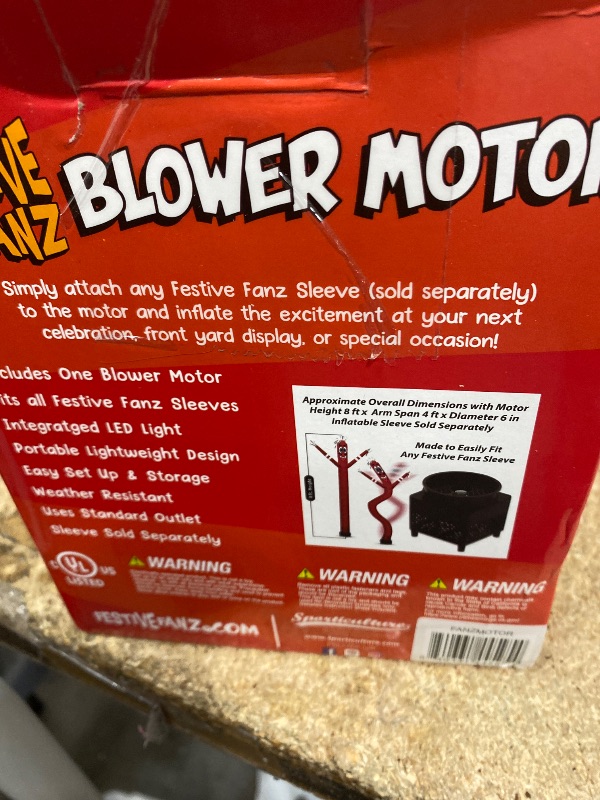 Photo 1 of *WORKS**
Sporticulture NFL Football Chicago Bears Wacky Waving Inflatable Tube Guy with LED Lights & Built-in Blower Air Wacky Dancers NFL Inflatable Tube Man Crazy Sports Fan Outdoor Party Decoration