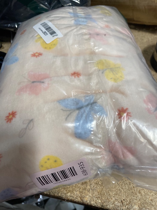 Photo 1 of 2-Ply Infant Blanket - Soft Fleece with Polyfill for Extra Fluffiness - Cozy and Warm Baby Blanket for Boys and Girls, 30x40 Inches - Dinosaur, Butterfly, Alphabet, Elephant, Bear Prints