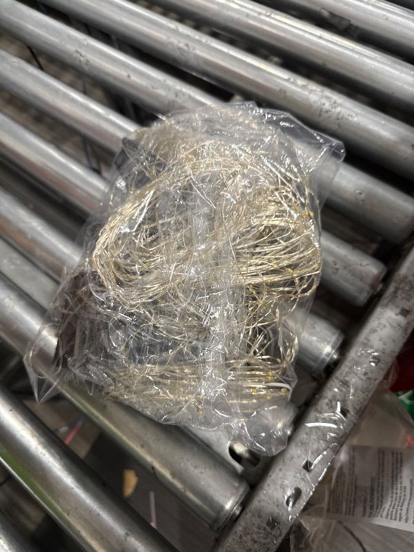 Photo 1 of (2 pack) Mainstays Solar Power 200-Count Warm White Fairy LED Wire String Lights Garden Decorative
