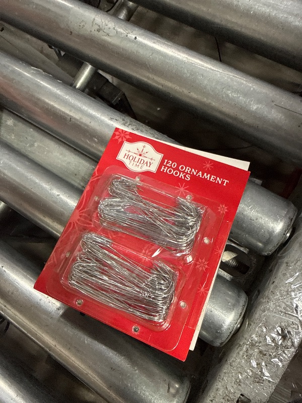 Photo 1 of (240) Christmas Tree Ornament 2.5" Hooks Wire Metal Holiday Time Sealed NEW