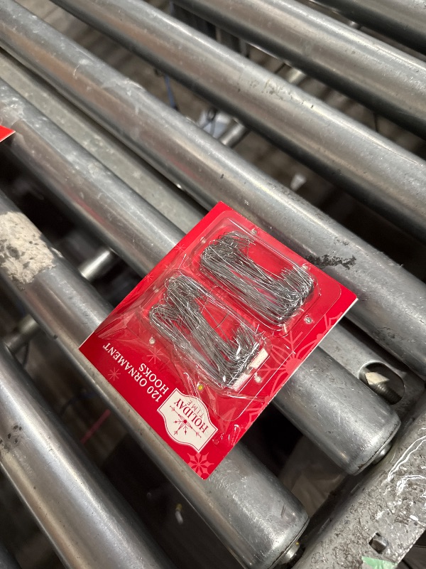 Photo 1 of (240) Christmas Tree Ornament 2.5" Hooks Wire Metal Holiday Time Sealed NEW
