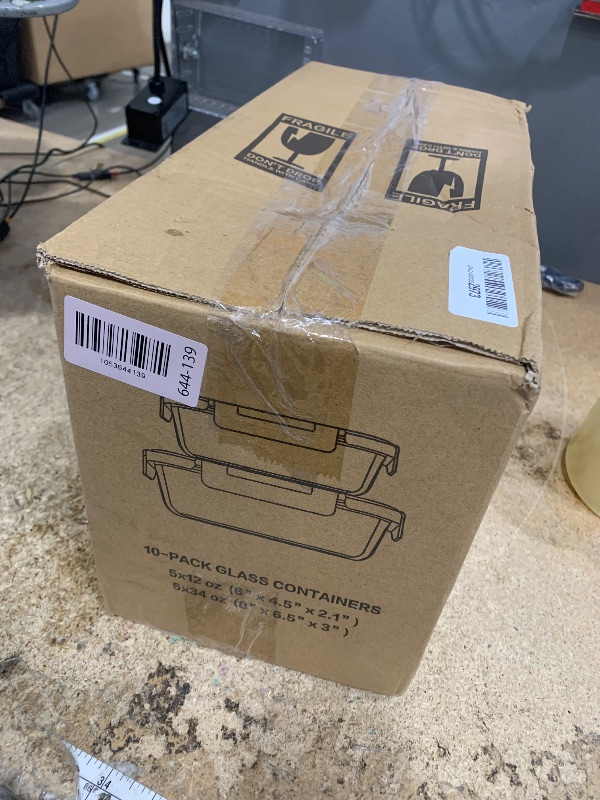 Photo 1 of [10-Pack] Glass Meal Prep Containers with Lids, MCIRCO Food Storage Containers with Snap Locking Lids, Airtight Lunch Containers, Microwave, Oven, Freezer and Dishwasher