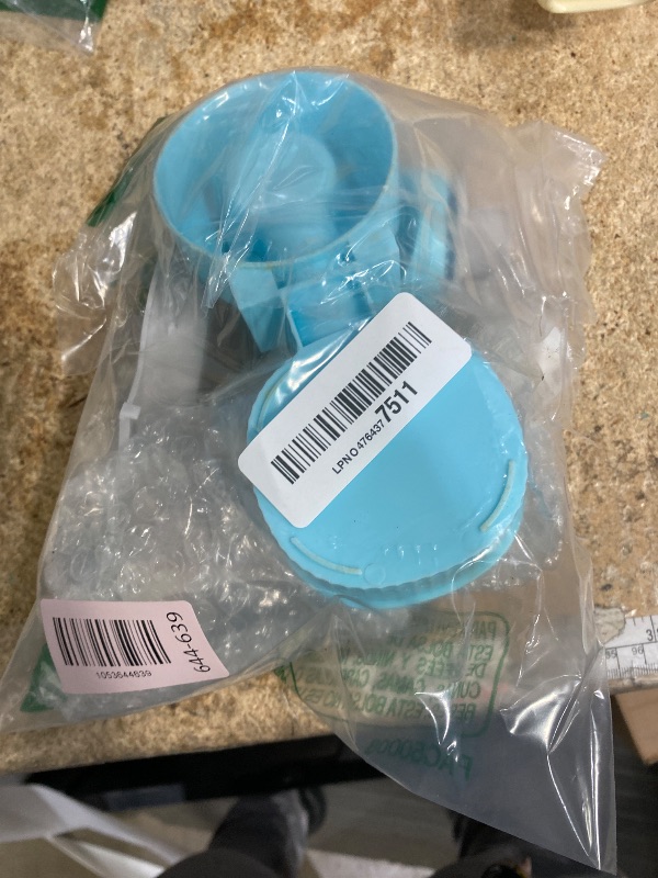 Photo 1 of 18OZ Rabbit Water Bottle, Pet Water Bottle for Cage Crate,Hanging Automatic Water Dispenser for Cage,Ferret Bunny Guinea Pig Water Bowl,Suitable for Small Animal (Blue, 18OZ)