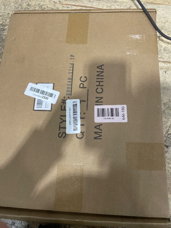 Photo 1 of 11x14 Picture Frame, Brass Metal Photo Frames with HD Glass, Fits 8x10 with Mat or 11 x 14 without Mat, Display for Wall and Table, 1 Pack