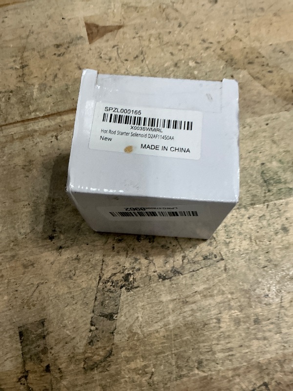 Photo 1 of *** BROKEN*** Hot Rod Starter Solenoid Relay 12V Replacement for 1956-up Fo-rd B6AZ-11450-A C6AF C7AF C9AF C3912 SW-3 SW3 D2AF11450AA 50-430 Black