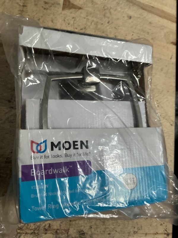 View 2 of **MISSING HARDWARE** Moen Y3286BN Boardwalk Towel Ring Bn