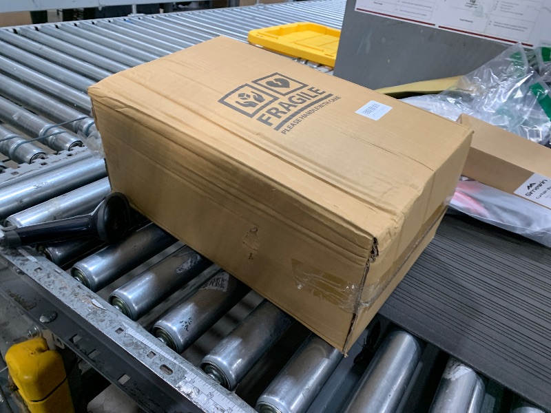 Photo 1 of 1.5 Gallon Glass Drink Dispenser with Stand – Large Beverage Dispenser with Stainless Steel Spigot, Chalkboard Tags & Marker – Glass Water Dispenser for Fridge, Parties, Weddings and Home Use,Glod