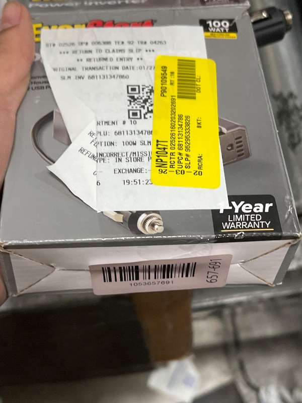 Photo 1 of 100 Watts Vehicle Power Inverter