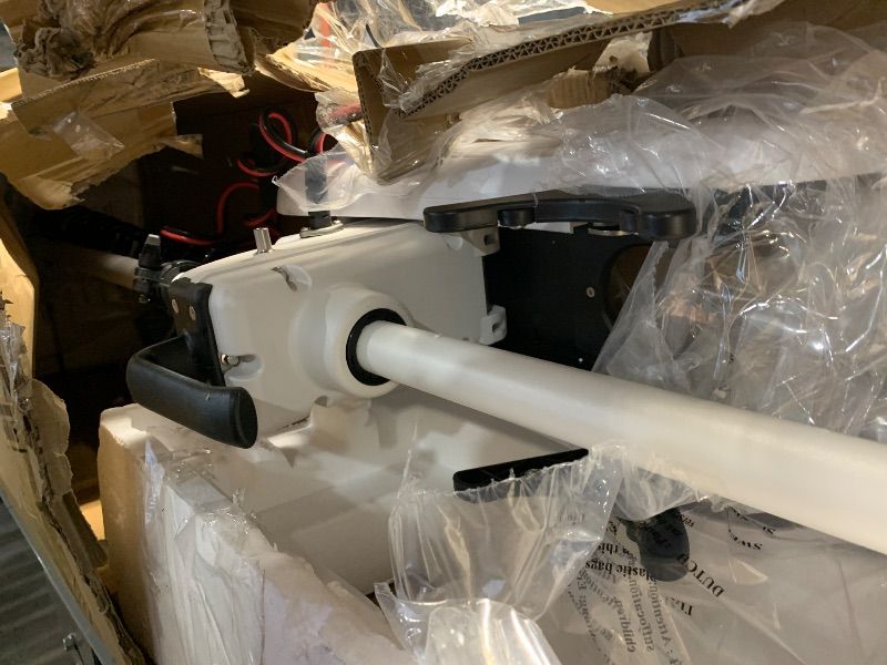 Photo 1 of ***DAMAGED BOX*** AQUOS Haswing CaymanB Bow Mount Electric Trolling Motor with Wireless Remote- 55 Lb. Thrust, 54in. Shaft, Saltwater & Freshwater