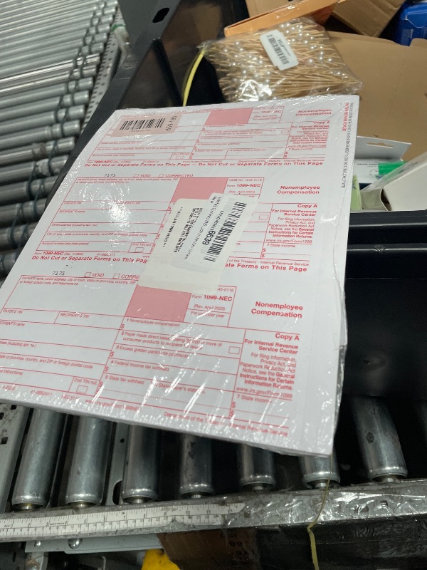 Photo 1 of 1099 NEC Tax Forms 2025 with Envelopes, 4 Part 15 Pack Tax Forms Kit and 15 Self-Seal Envelopes –Great for QuickBooks and Accounting Software, Value Pack for Business - Made in The USA - 15-Pack