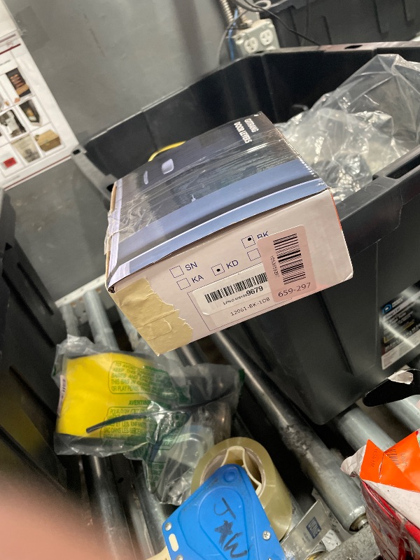 Photo 1 of (1 Pack) Keyed Alike Front Door Lever Lockset with Single Cylinder Deadbolt Combination Set, Wave Style Lever, Front Door/Exterior Door Knob with Lock and Deadbolt, Classic Matte Black Finished