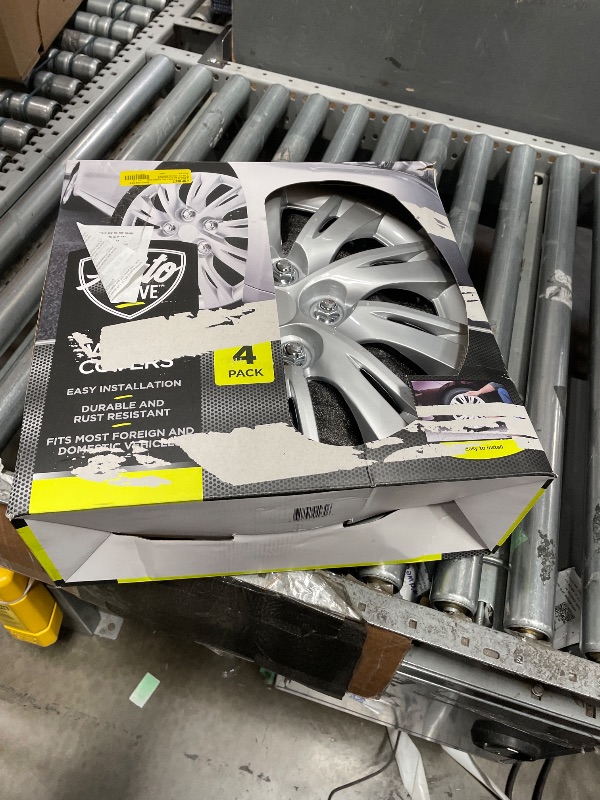 Photo 1 of ***minor chips***Auto Drive15-inch Wheel Cover Silver Alloy Finish KT1037-15SL