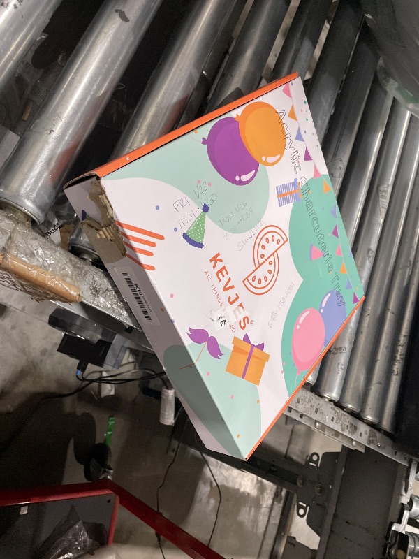 Photo 1 of 11" Clear Acrylic Letter & Number Charcuterie Tray-Reusable Fillable Alphabet Box for Displaying Candy,Cake,Snacks– Party Dessert Serving Plate for Birthday, Wedding Anniversaries, Baby Shower (J)