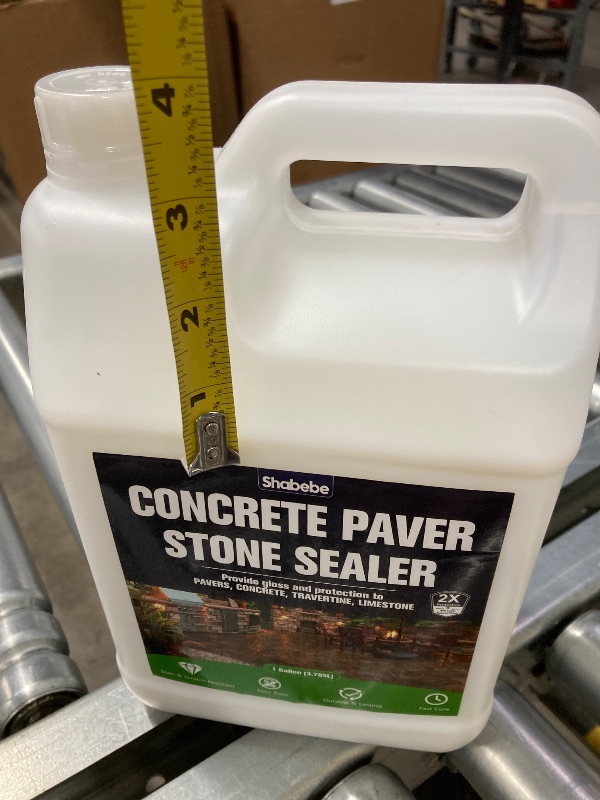 Photo 1 of ***USED -SELLLING AS IS *** Premium Stone Sealer, 1 Gallon – Max Gloss Wet Look for Pavers, Driveways & Patios – Waterproof & UV Resistant, Long-Lasting Protection with Enhanced Color for Natural Stone Surfaces