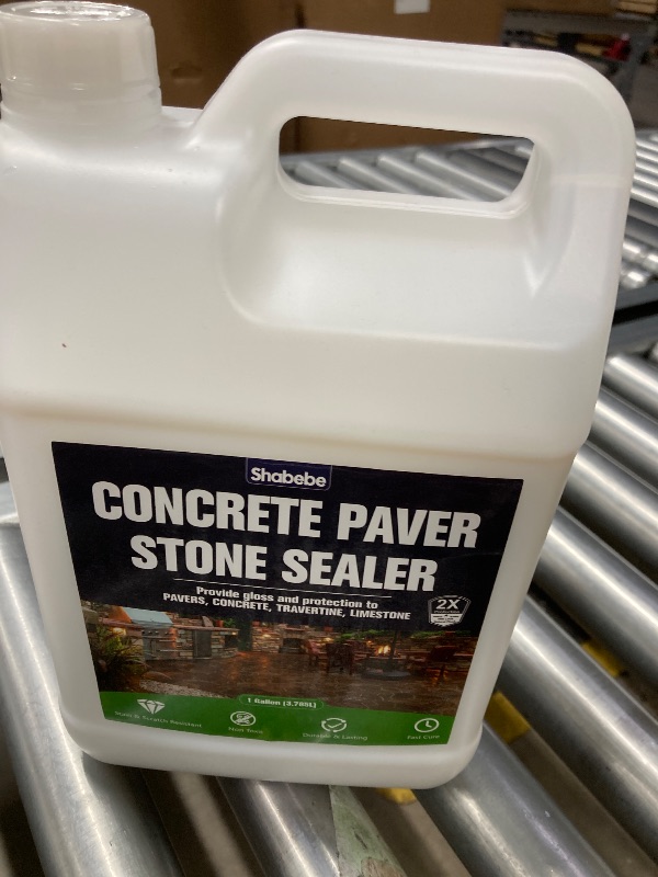 Photo 1 of ***USED -SELLLING AS IS *** Premium Stone Sealer, 1 Gallon – Max Gloss Wet Look for Pavers, Driveways & Patios – Waterproof & UV Resistant, Long-Lasting Protection with Enhanced Color for Natural Stone Surfaces