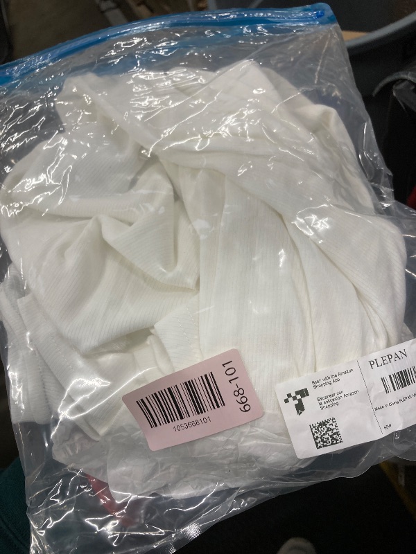 Photo 1 of **MISSING BLACK SHIRT***PLEPAN 1 Pcs Henley Shirts for Men Muscle Slim T Shirt V-Neck Short Sleeve Hipster Longline Gym Workout Athletic T-Shirt, Black & White, Large