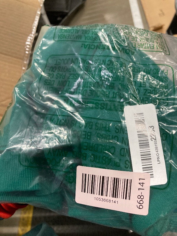 Photo 1 of 1 pcs++Amazon Essentials Unisex Babies' French Terry Zip-Up Hoodie, Oatmeal Heather/Dark Emerald Green, 18 Months