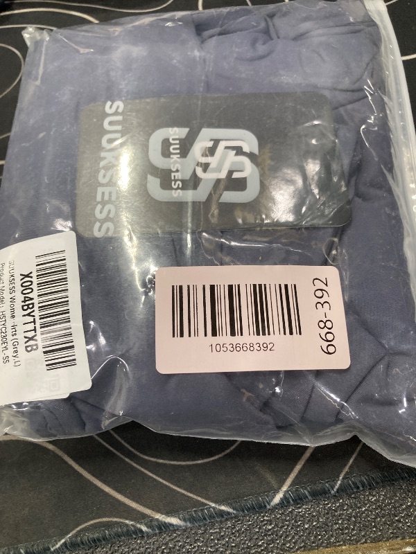 Photo 1 of ++DIFFERENT COLOR+++SUUKSESS Women One Off The Shoulder Trendy Casual Tops Ruched Double Lined Long Sleeve Shirts (Grey,L)