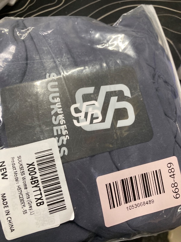 Photo 1 of ++DIFFERENT COLOR++SUUKSESS Women One Off The Shoulder Trendy Casual Tops Ruched Double Lined Long Sleeve Shirts (Grey,L)