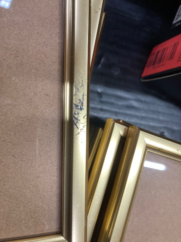 Photo 1 of ***MANY FRAMES HAVE SCRATCHES AS PICTURED***LaVie Home 4x6 Picture Frames (12 Pack, Gold) Simple Designed Photo Frame with High Definition Glass for Wall Mount & Table Top Display, Set of 12 Classic Collection***MANY FRAMES HAVE SCRATCHES AS PICTURED***