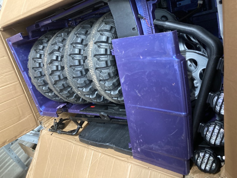 Photo 1 of ****THIS ITEM IS PROBABLY BEST USED FOR PARTS ONLY***24V 2 Seater Ride on Cars, Licensed Chevrolet Cheyenne Powered Ride on Toys Truck with Remote Control, 4 Wheels Spring Suspension, LED Light, Electric Cars for Kids Ages 3-8 Gifts, Black****THIS ITEM IS