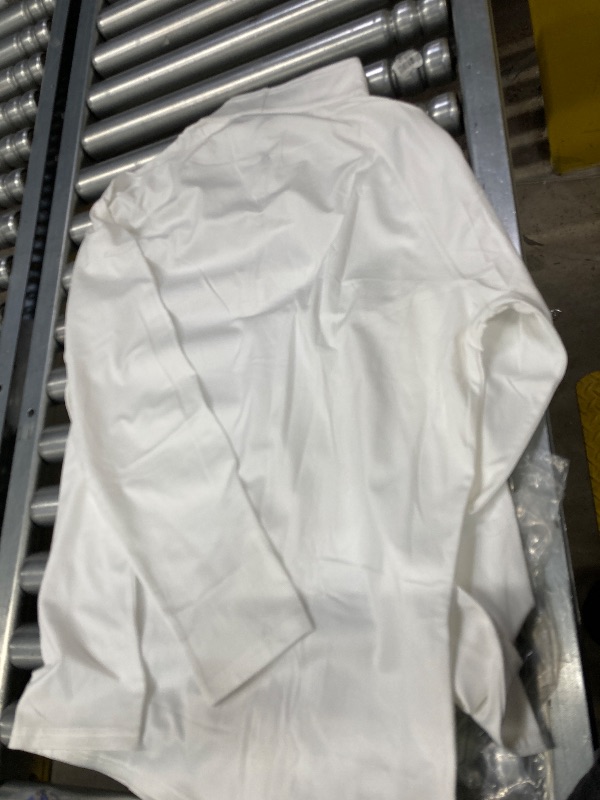 Photo 1 of ***DIRT SPOT AS PICTURED***TACVASEN Quarter Zip Men Golf Sweaters Half 1 4 Zip Fleece Lined Warm Long Sleeve Winter Shirts for Men Warm Tops Lightweight White XL***DIRT SPOT AS PICTURED***