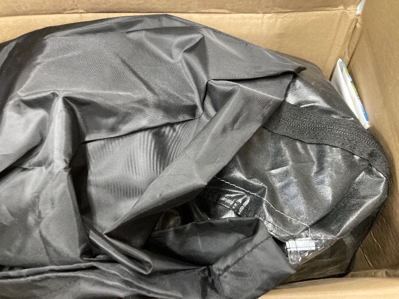 Photo 1 of 10L0L Golf Cart 4 Passenger Enclosure for Club Car Precedent Short Roof 57.5" Deluxe 600D Golf Cart Heavy Duty Rain Cover with 4 Zipped Doors Clear PVC Windows (Black)