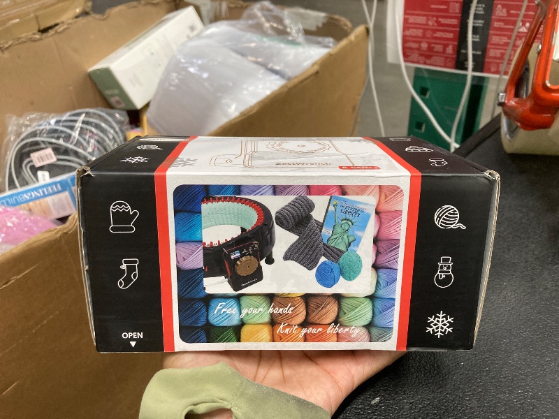 Photo 1 of [2025 Upgrade] ZestWrench Electric Knitting Machine Adapter for addi Express King Size Knitting Machine 46 Needles,addi Knitting Machine Automatic Accessories?LCD Panel & Row Counter