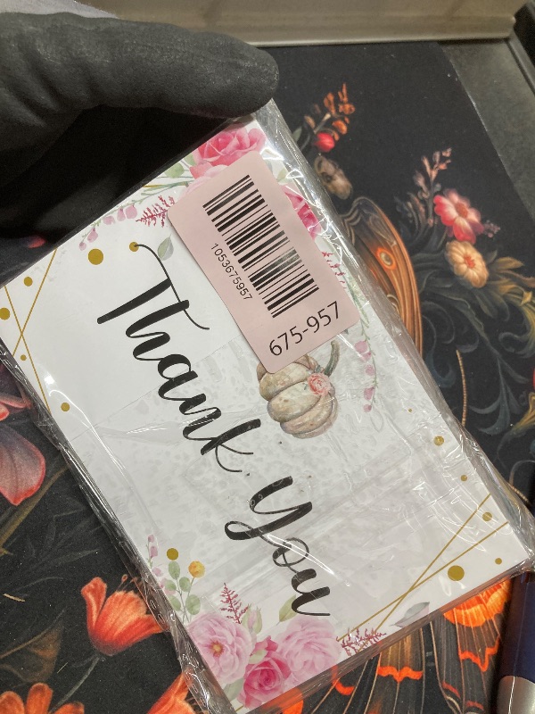 Photo 1 of *2 pack* Fall Thanksgiving Thank You Post Cards, Blush Pink Boho Floral Baby Shower Thank You Card, Little Pumpkin Baby Shower Decorations For Boys Girls,Gender Reveal Party Favors Supplies,02(25 Pack)